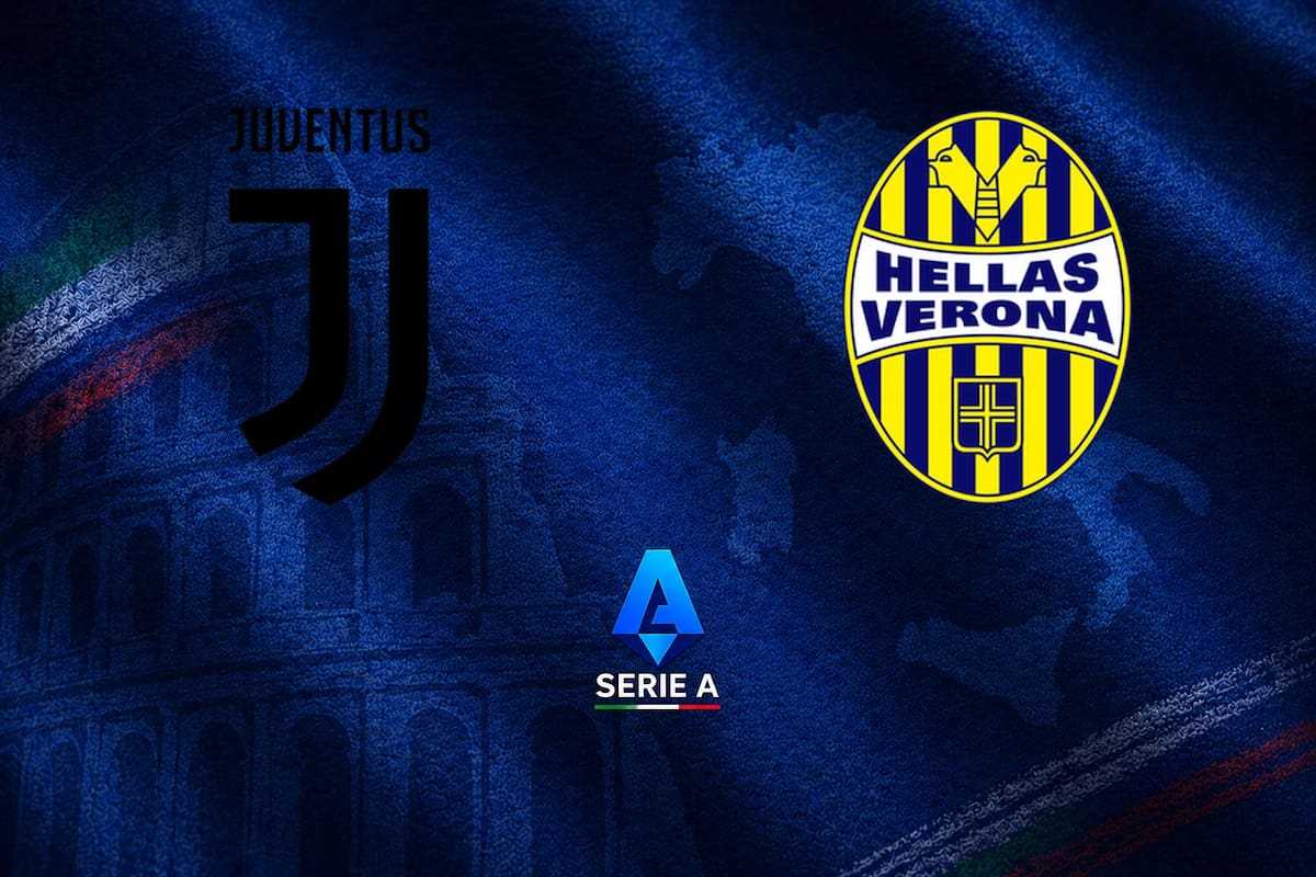 Juventus y Hellas Verona disputaron uno de los encuentros de la jornada del fútbol italiano
