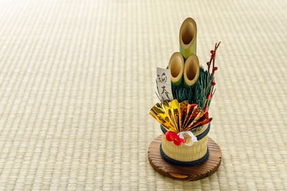 Kadomatsu, un adorno japonés de fin de año que también tiene su propio emoji