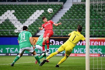 Kai Havertz, autor de dos goles en el triunfo de Bayer Leverkusen