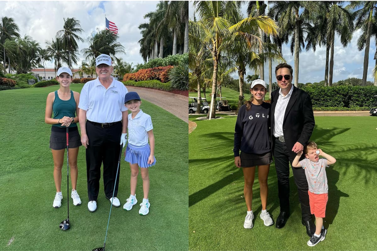 Kai Trump, la nieta del presidente electo de Estados Unidos, compartió fotos en las que se la ve compartiendo con su abuelo y con Elon Musk