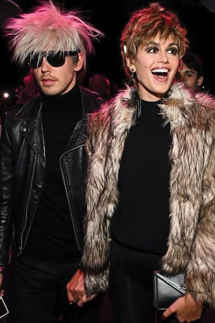 Kaia Gerber y Austin Butler, ella como la actriz y modelo Edie Sedgwick y él como Andy Warhol.