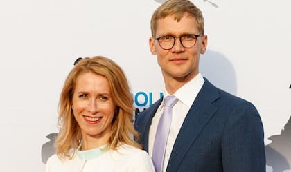 Kaja Kallas y su marido, Arvo Hallik