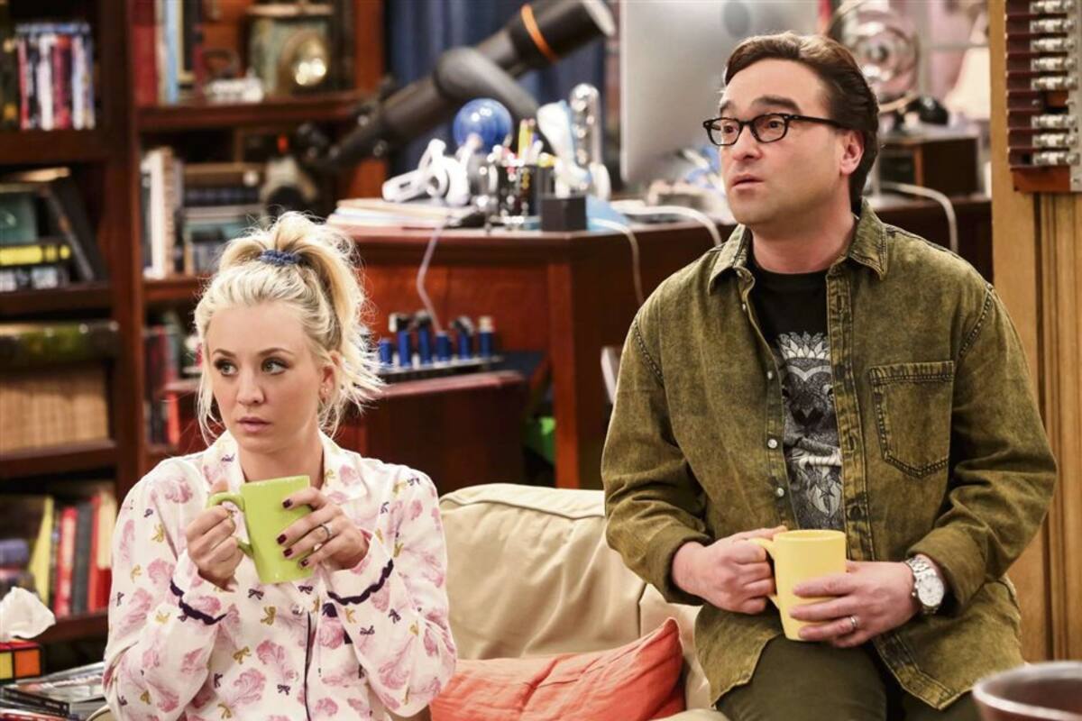 Kaley Cuoco y Johnny Galecki