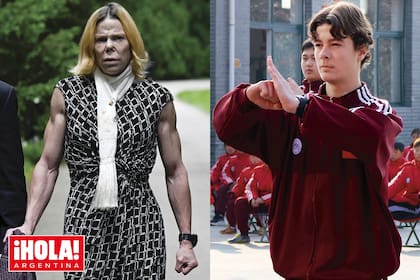 Kalina de Bulgaria es famosa por sus músculos de acero. Levanta pesas, esquía, practica artes marciales y le transmitió a su hijo Simeón (derecha) la vocación por la actividad física. "Si no entreno, no me encuentro bien", dijo la princesa en una entrevista con ¡HOLA!