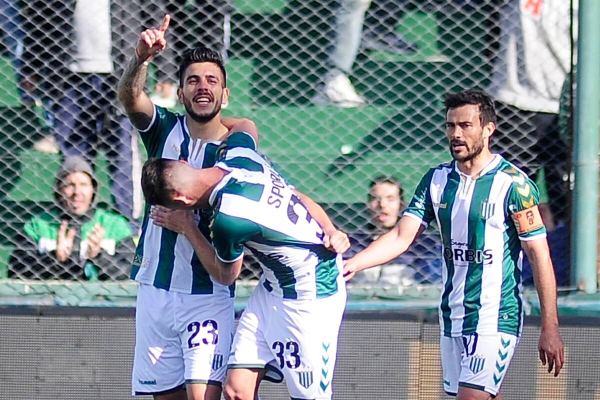 Kalinski marcó, de cabeza, el gol de Banfield ante Patronato