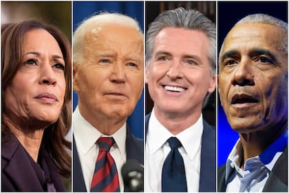 Kamala Harris, Joe Biden, Gavin Newsom y Barack Obama, entre los principales mencionados en la encuesta