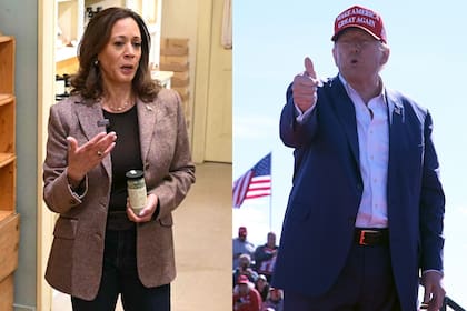 Kamala Harris y Donald Trump