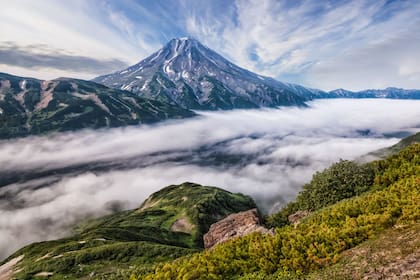Kamchatka una península volcánica soberana del Estado ruso muy conocida de los jugadores del TEG