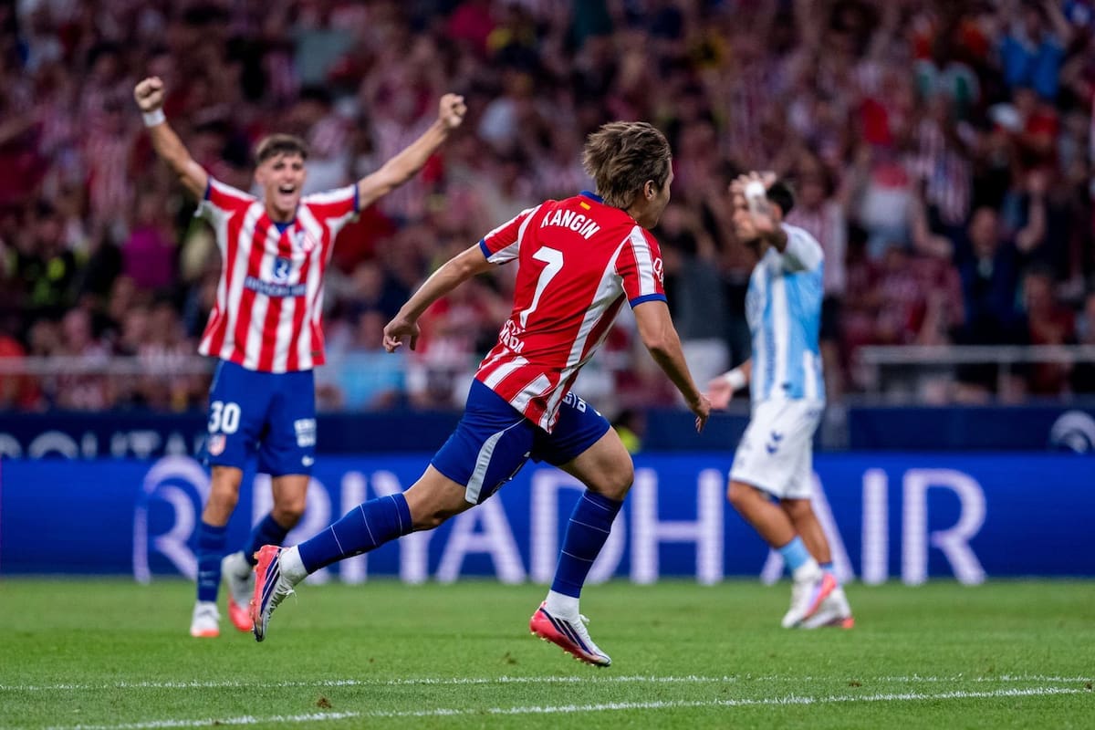 Kang-in Lee fue decisivo en el estreno del Atlético de Madrid: ingresó en el segundo tiempo y abrió el partido con un golazo