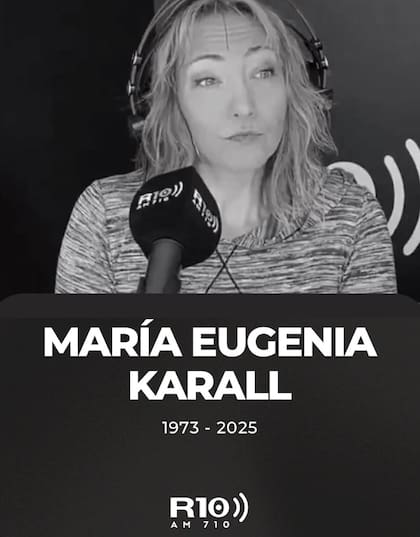 Karall era una de las voces insignia y más reconocidas de la emisora Radio 10
