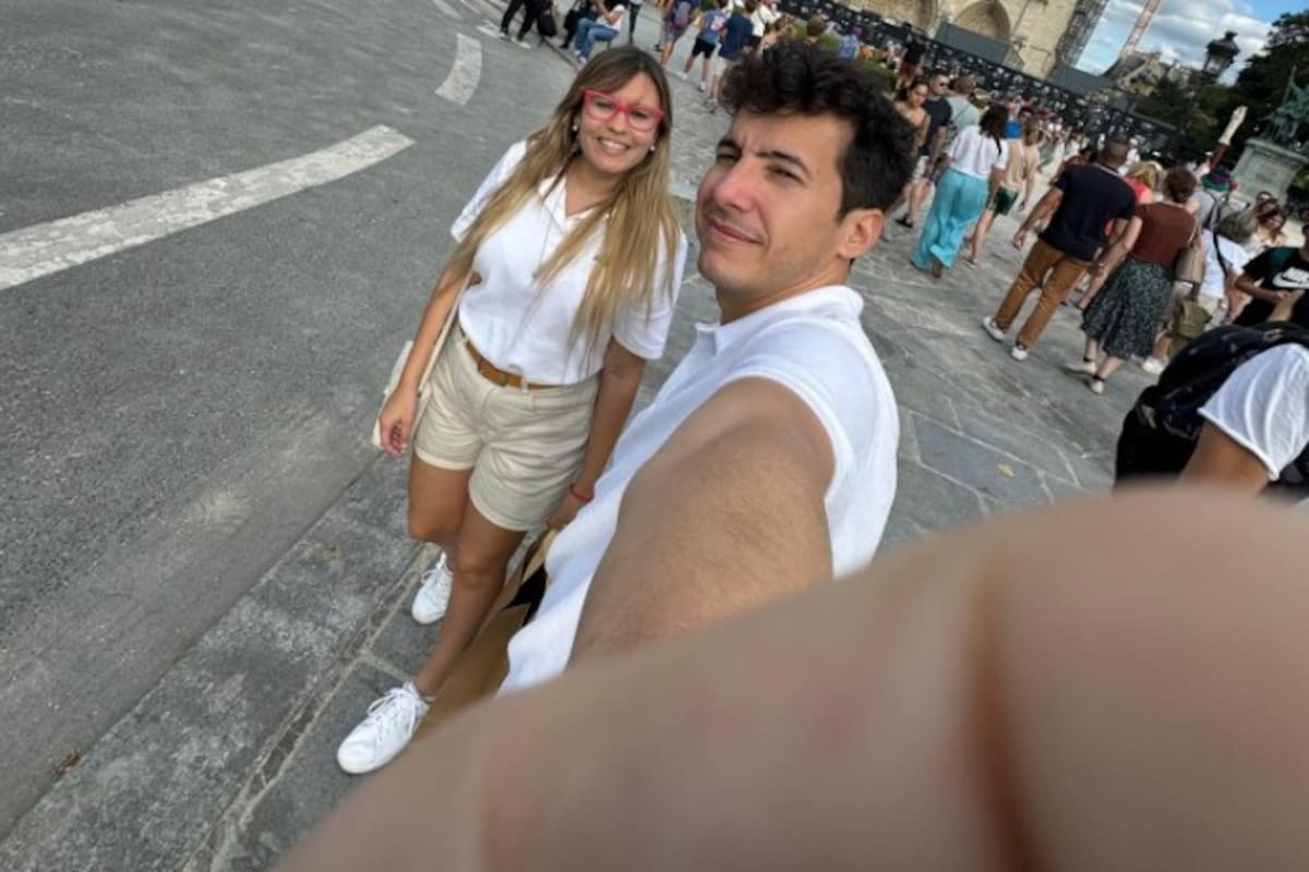 Karen Fiege y Pedro Puerta, en uno de los varios viajes que realizaron en los últimos meses