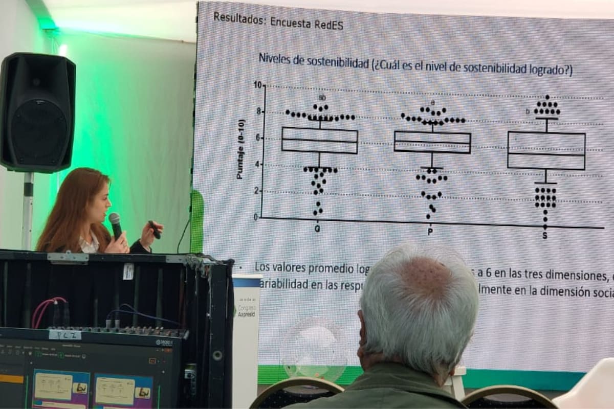 Karen Kazlauskas brindó la charla en el marco del Congreso de Aapresid