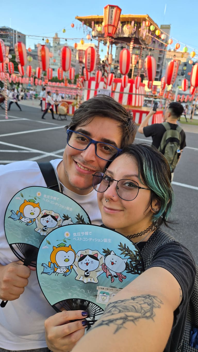 Karen y Hernán descubriendo Japón