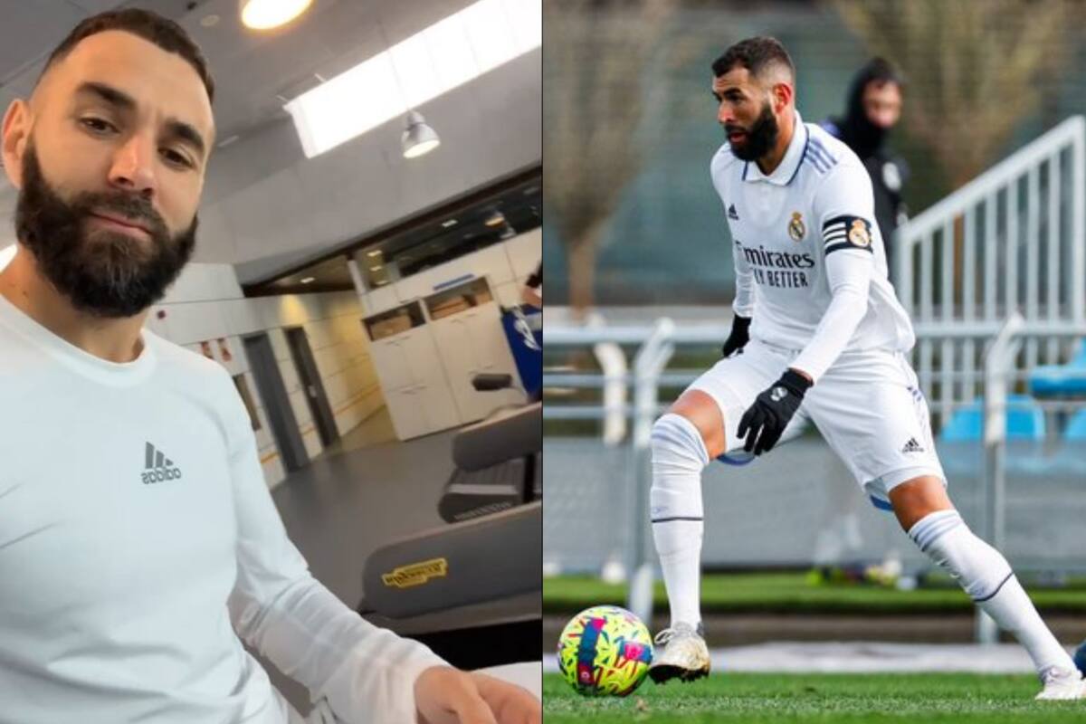 Karim Benzema mostró parte de su puesta a punto en el Real Madrid