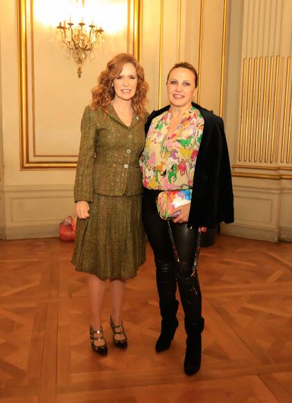 Karina El Azem, y Cora Reutemann, hija de Carlos "Lole" Reutemann