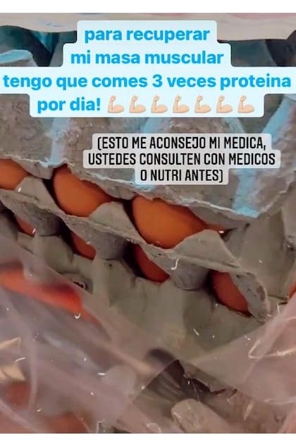 Karina Gao contó que debe hacer una dieta rica en proteínas para recuperar la masa muscular que perdió mientras estuvo en coma
