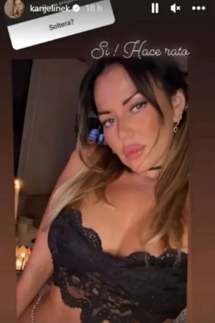 Karina Jelinek: "Separada hace rato"