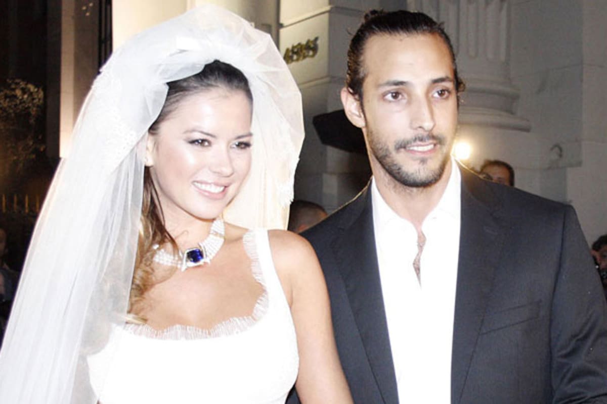 Karina Jelinek y Leonardo Fariña se casaron en una lujosa boda en abril de 2011, tres meses después de comenzar con su relación