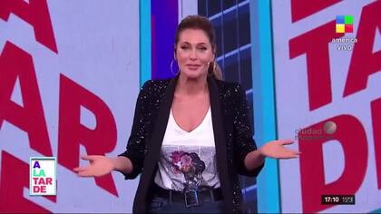 Karina Mazzocco conduce A la tarde, el magazine que ayer lideró las mediciones de América
