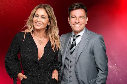 Karina Mazzocco y Martín Bossi, los conductores de la primera entrega de los Martín Fierro de teatro