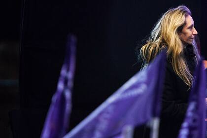 Karina Milei, en el acto de cierre de La Libertad Avanza