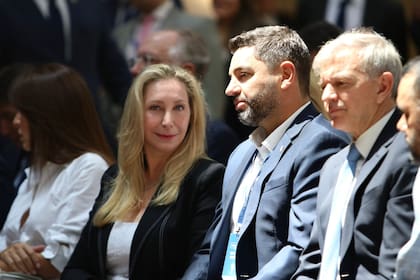 Karina Milei en la actividad de la FIFA