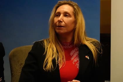 Karina Milei, en su reciente viaje a Canadá