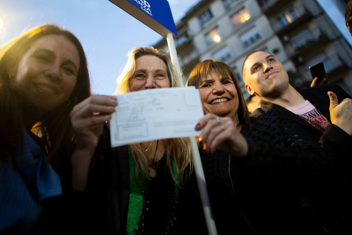 Karina Milei, Patricia Bullrich y Pilar Ramírez
