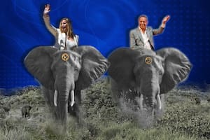Karina Milei y Daniel Scioli