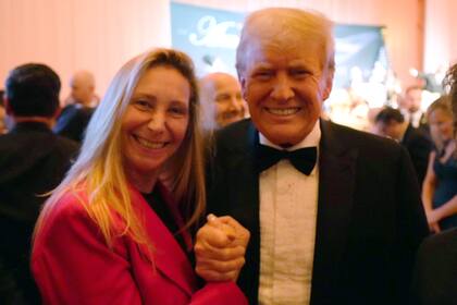 Karina Milei y Donald Trump