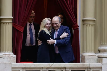 Karina Milei y Guillermo Francos