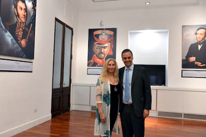 Karina Milei y Manuel Adorni