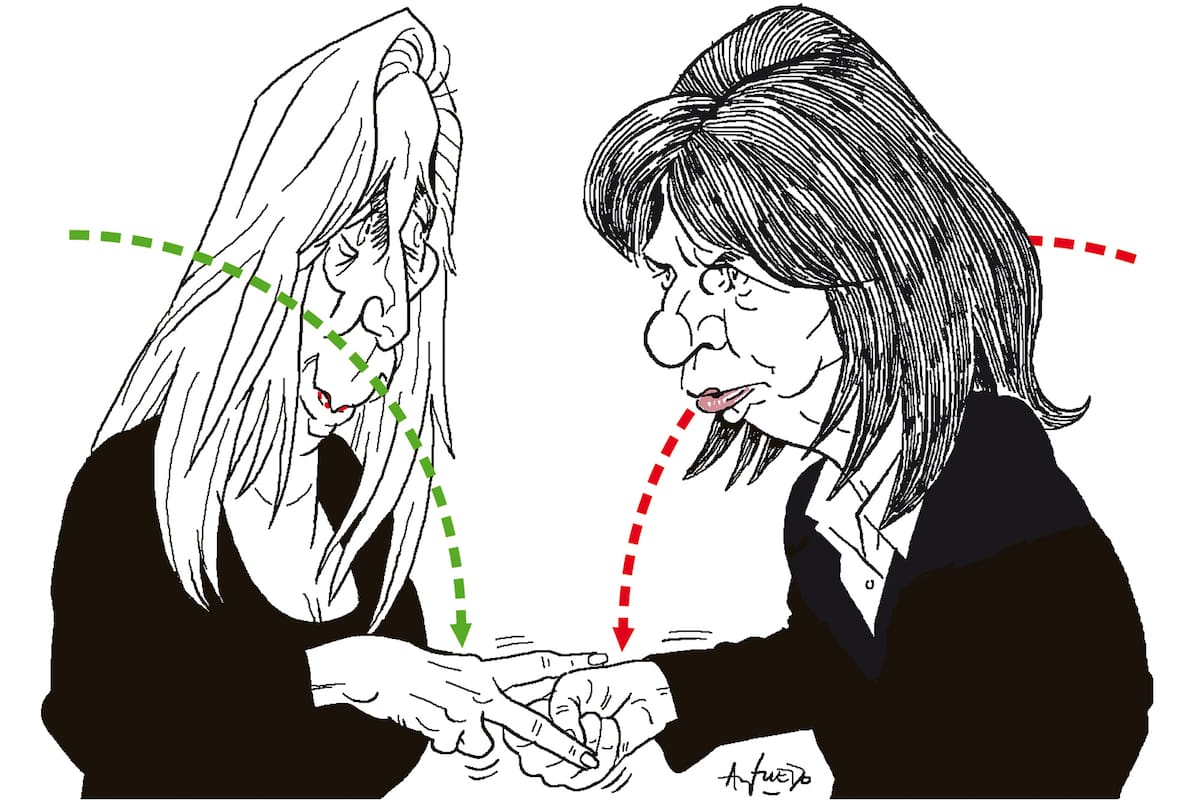 Karina Milei y Patricia Bullrich