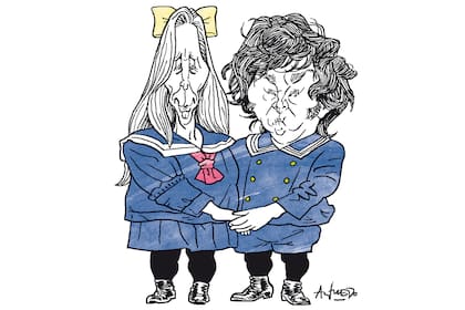 Karina y Javier Milei