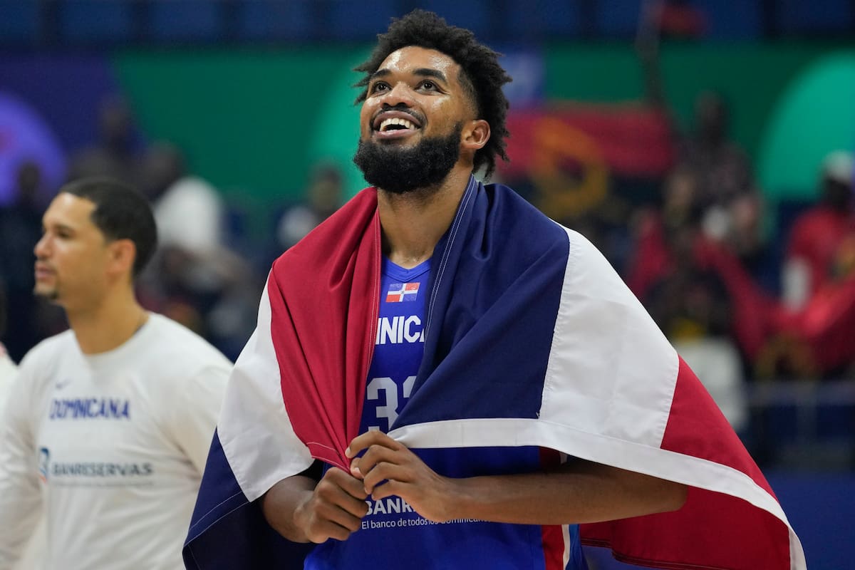Karl-Anthony Towns es una de las figuras del Mundial 2023 y llevó a República Dominicana a la segunda etapa