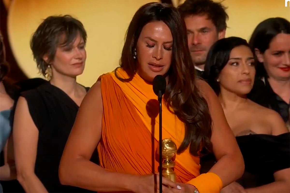 Karla Sofía Gascón, protagonista de la película ganadora del Globo de Oro Emilia Pérez