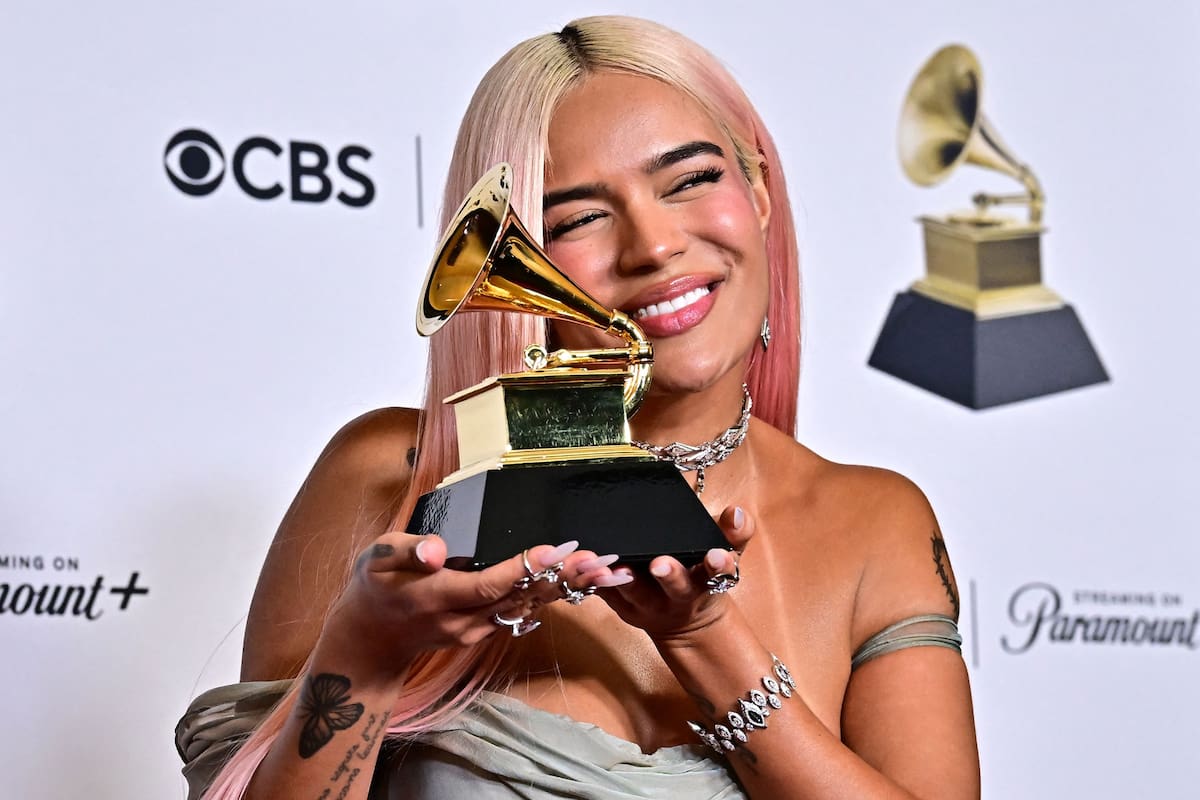Karol G, una de las favoritas entre los más nominados a la 25° edición de los premios Latin Grammy, que se celebrarán este jueves, en Miami