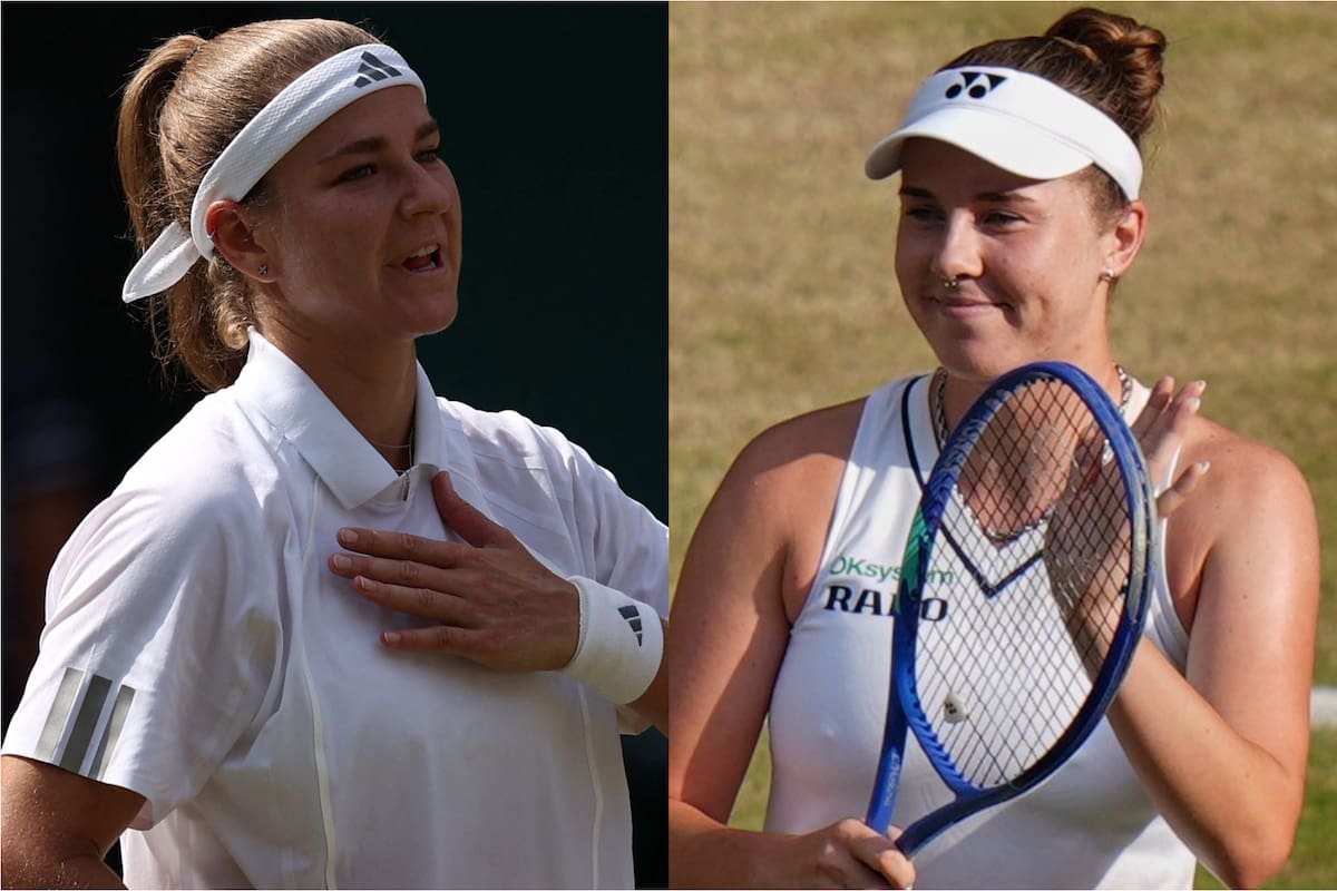Karolina Muchova y Linda Noskova protagonizarán la final checa en Wimbledon
