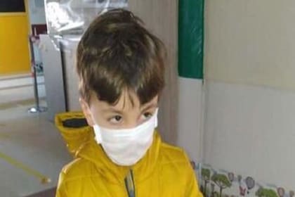 Kasim, de 5 años, estaba internado, con sospechas de coronavirus