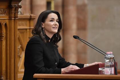Katalin Novak, la primera presidenta de Hungría, viajará a Kiev.