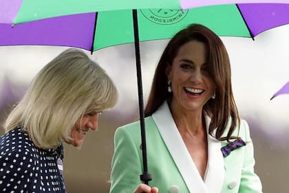 Kate Middleton asistió al Campeonato de Wimbledon y protagonizó una escena que se volvió viral