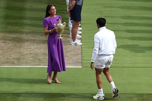 Kate Middleton le entregó el premio mayor al español Carlos Alcaraz.