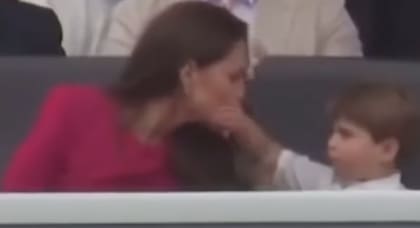 Kate Middleton y el príncipe Louis