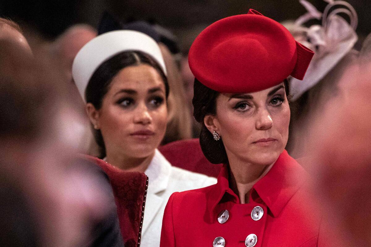 Kate Middleton y Meghan Markle en el Abadía de Westiminister