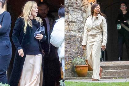 Kate Moss y Naomi Campbell fueron dos de las estrellas invitadas al casamiento del editor de vogue, Edward Enninful