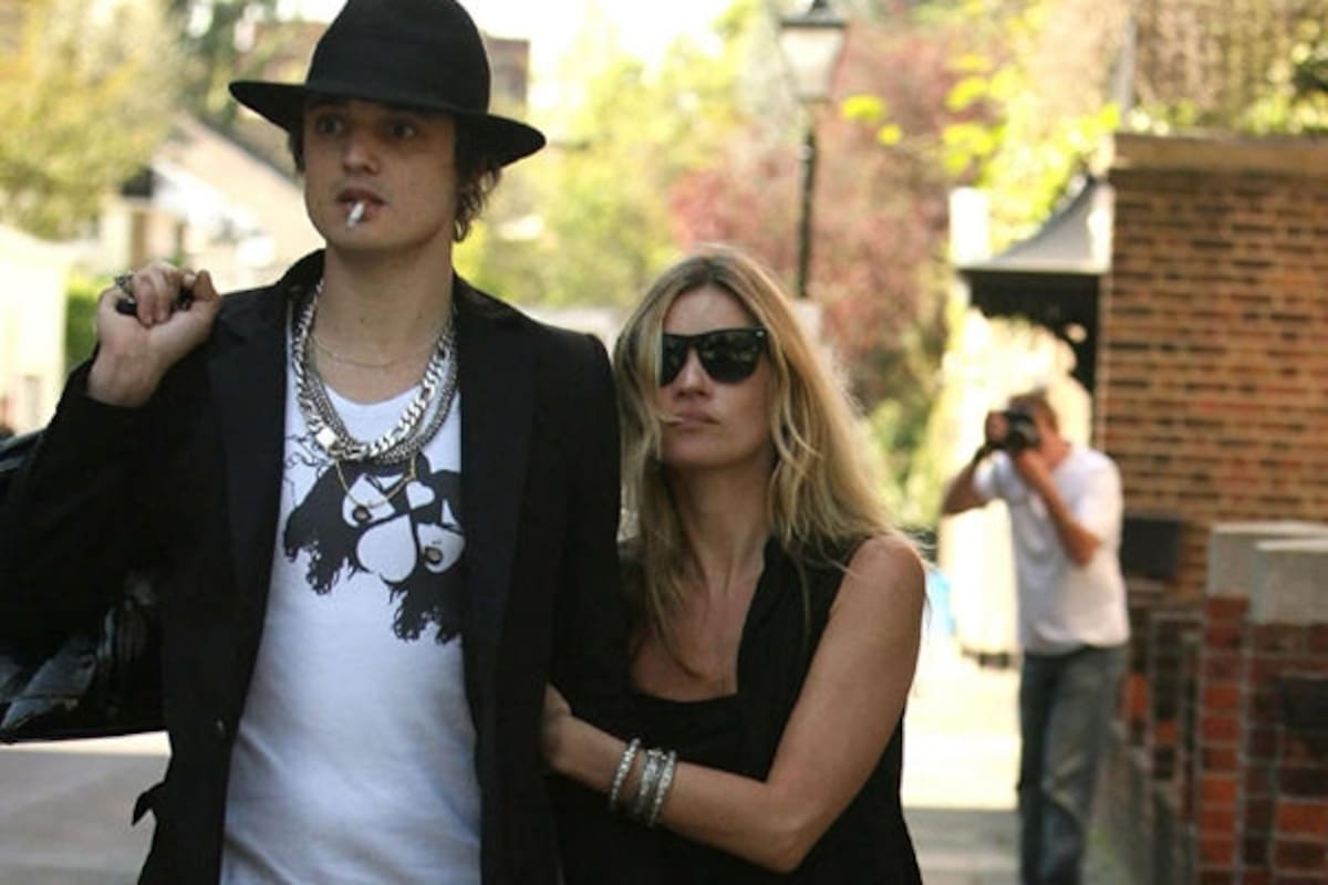 Kate Moss y Pete Doherty fueron una pareja muy escandalosa