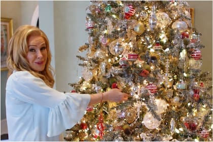 Kathy Hilton mostró cómo adornaron la casa familiar para recibir la Navidad