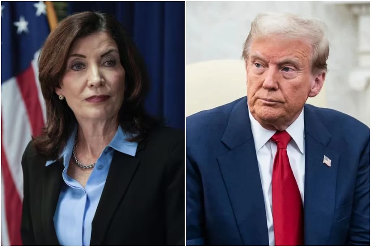 Kathy Hochul anunció que reclama que el gobierno de Donald Trump le pague a las familias de Nueva York por los aranceles