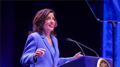 Kathy Hochul busca la reelección en el estado de Nueva York (Archivo)