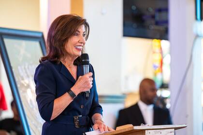 Kathy Hochul celebró que el fin de semana de All-Star tradicional regresa a Nueva York en 2027